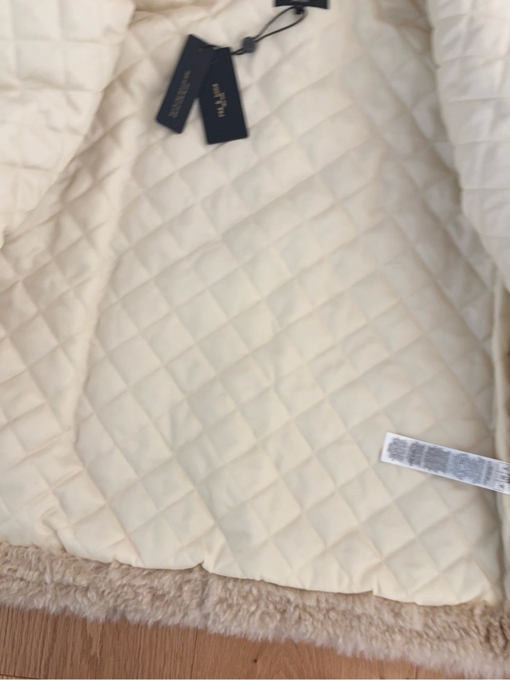 Rag & bone Ivory Cory Faux Shearling Coat - Picture 4 of 6